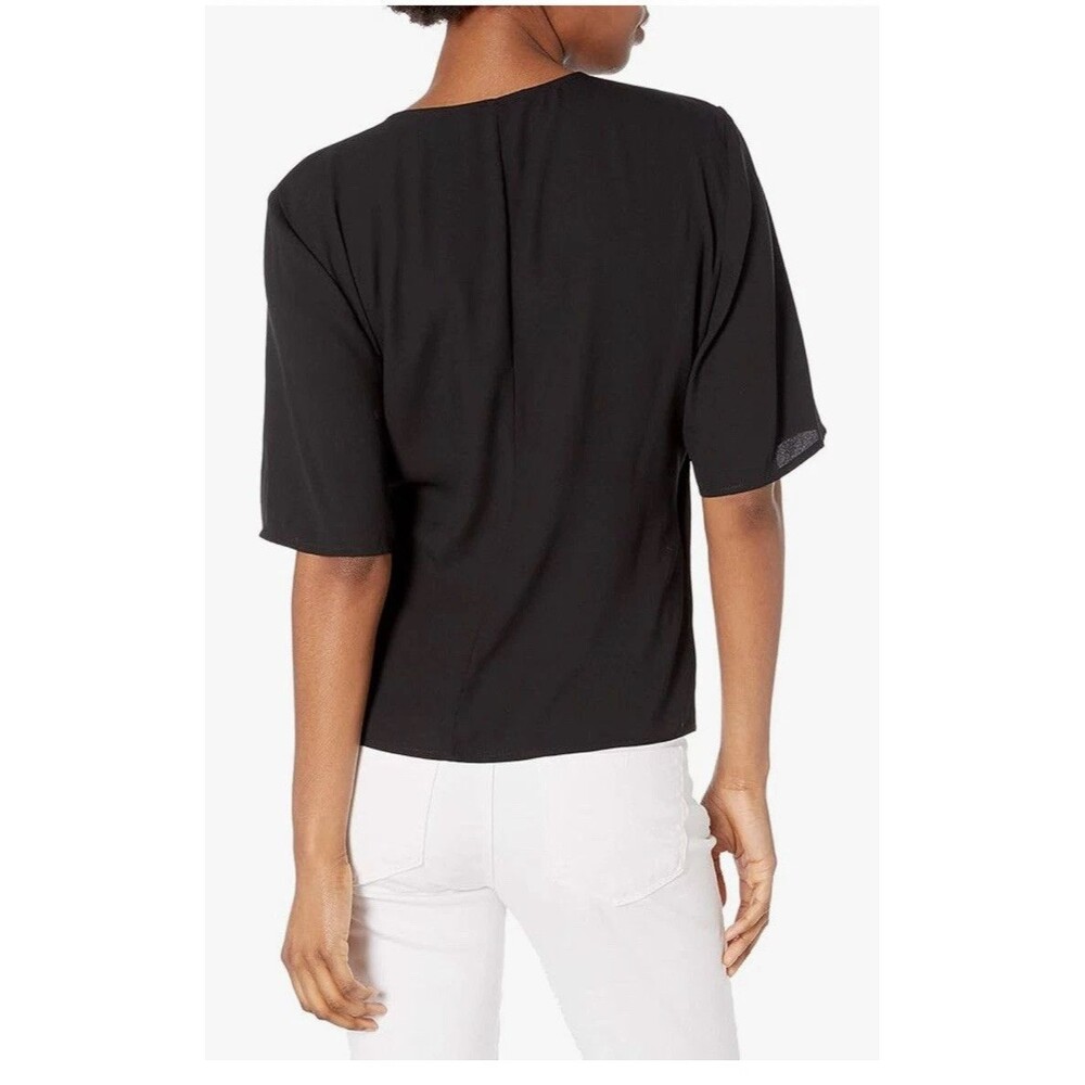 Bcbgeneration D-Ring Wrap Top Women’s Medium Blac… - image 6